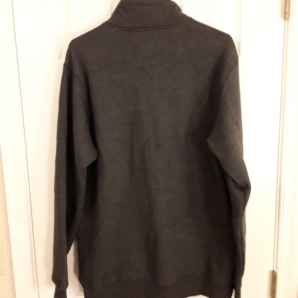 Mountain Ridge Mens 1/4 Zip Pullover sweatshirt AL charcoal color, never worn - Picture 5 of 8